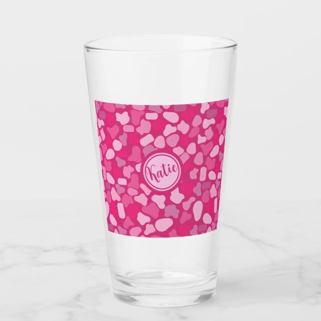 Pink Stone Pattern- Glass (Front)