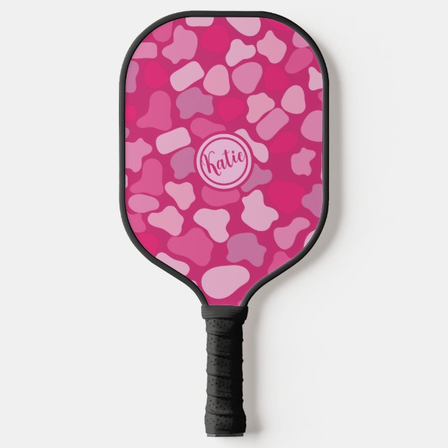 Pink Stone Pattern- Pickleball Paddle (Front)