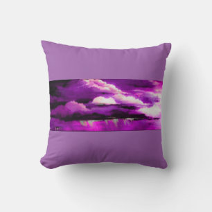 Pink Storm Clouds Cushion