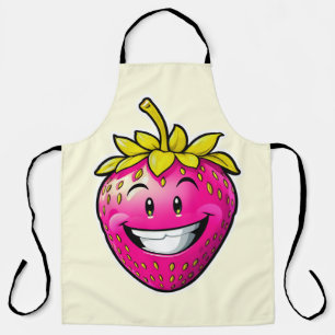 Pink Strawberry Apron