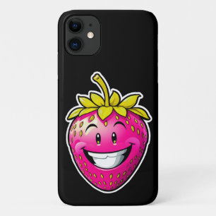 Pink Strawberry iPhone 11 Case