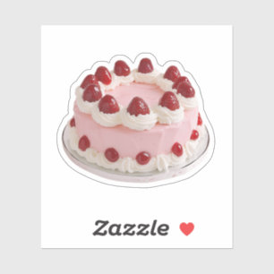 Pink Strawberry Celebration Cake