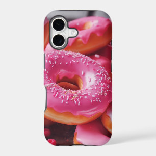 Pink Strawberry Doughnuts