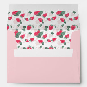 Pink Strawberry Envelope – Berry Theme Party