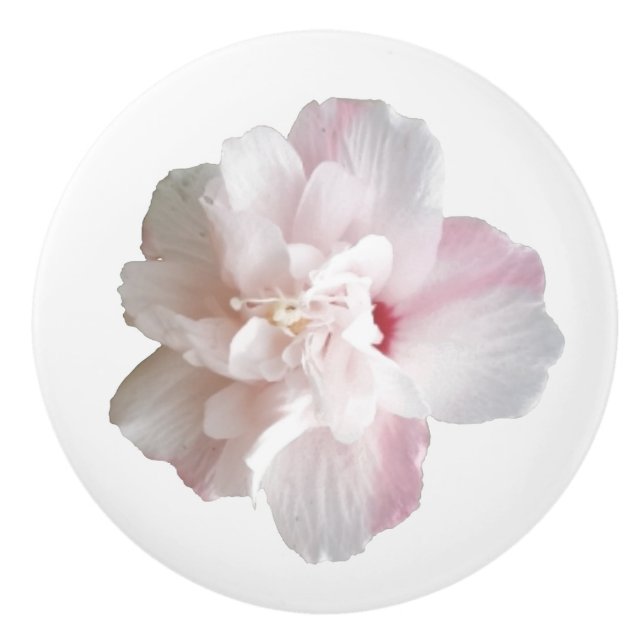 Pink Strawberry Smoothie Althea Ceramic Knob (Front)