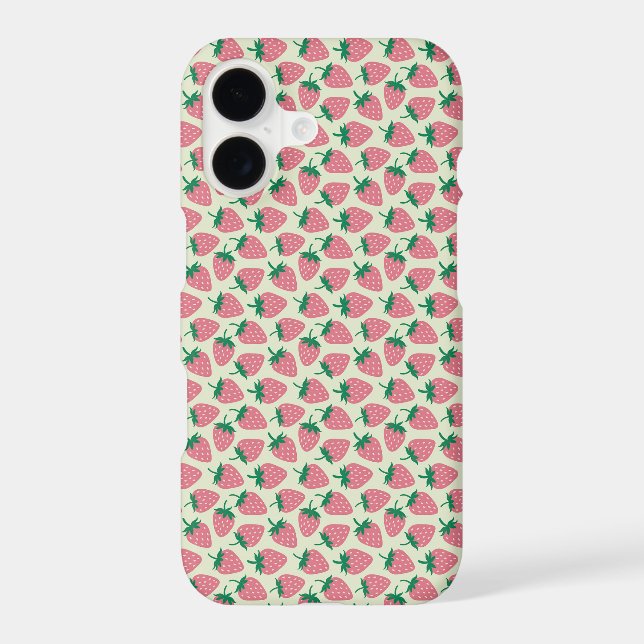 Pink Strawberry Summer Pattern (Back)