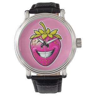 Pink Strawberry  Watch