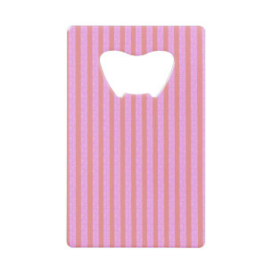 Pink Stripe Bottle Opener