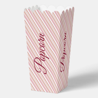 Pink Stripe Design Favour Box