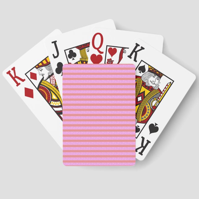 Pink Stripe Jumbo Cards (Back)