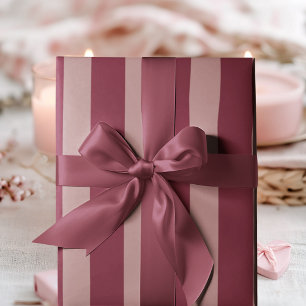Pink Stripe Luxury    Elegant & Stylish  Wrapping Paper