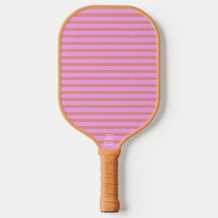 Pink Stripe Pickleball Paddle