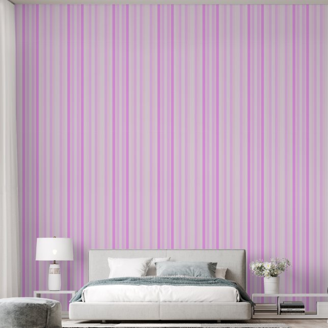 Pink Stripe Wallpaper (Bedroom)