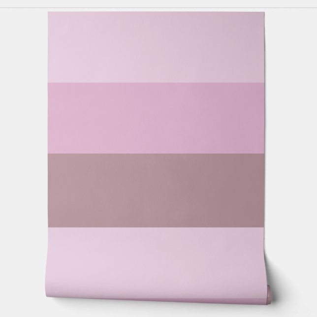 Pink Striped Ombre Wallpaper (Unrolling)