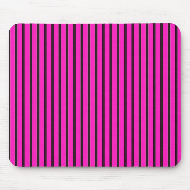 Pink Striped texture Mouse Pad (Front)