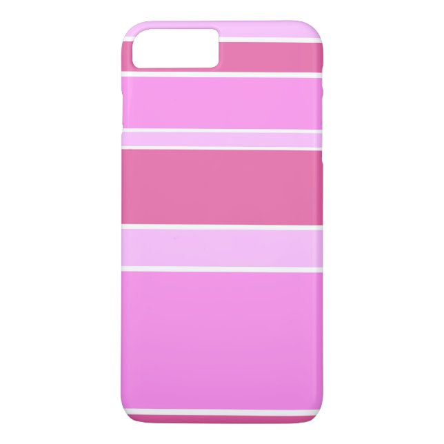 Pink stripes Case-Mate iPhone case (Back)