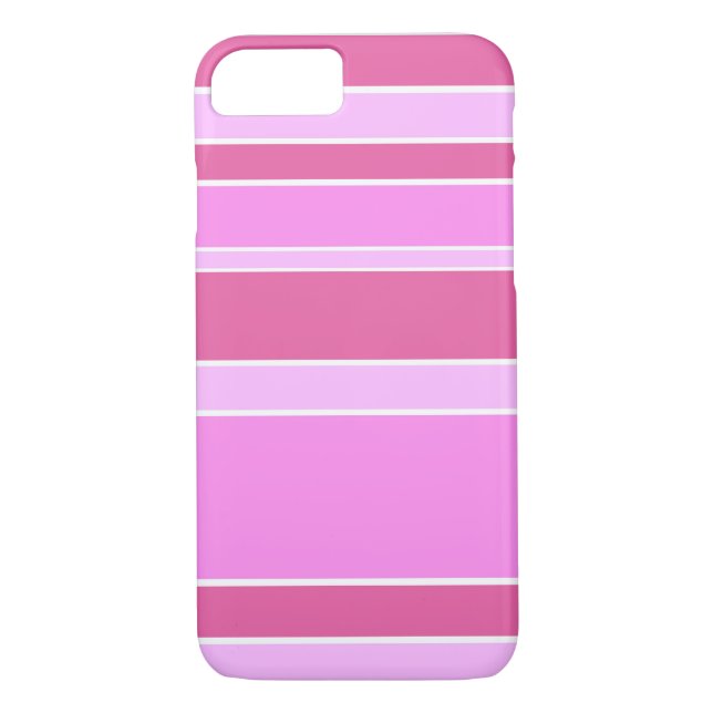 Pink stripes Case-Mate iPhone case (Back)