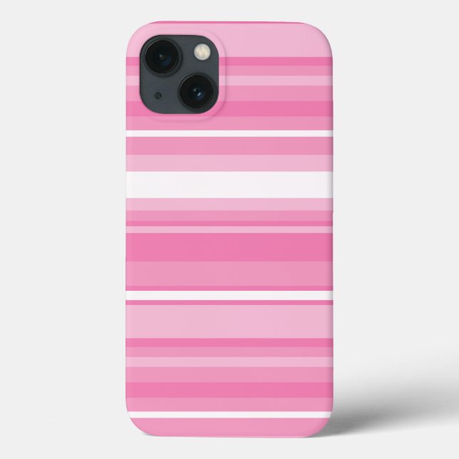 Pink stripes Case-Mate iPhone case (Back)