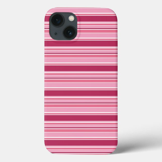 Pink stripes Case-Mate iPhone case (Back)
