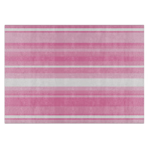 Pink stripes cutting board