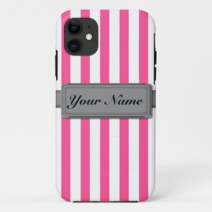 Pink stripes iPhone 5 Case-Mate ID™ 11 Case