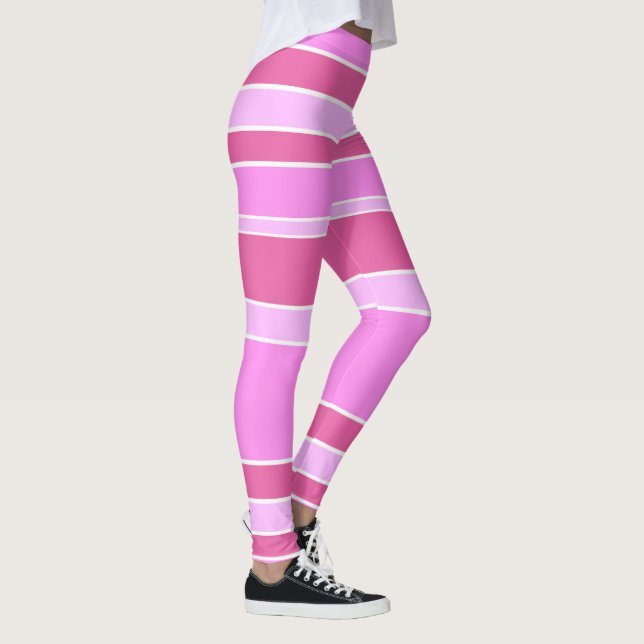 Pink stripes leggings (Right)