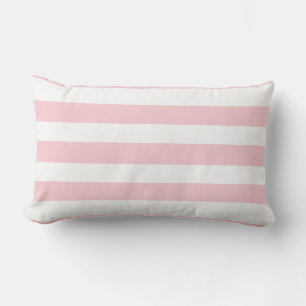 Pink Stripes Lumbar Pillow