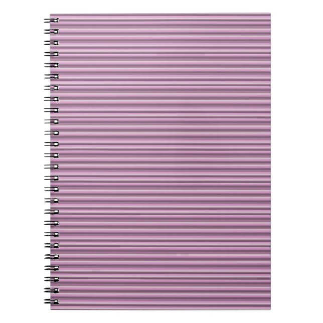 Pink stripes notebook (Front)