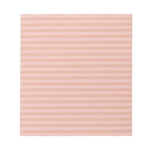 Pink Stripes Pattern Notepad (Front)