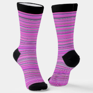 Pink Stripes Socks