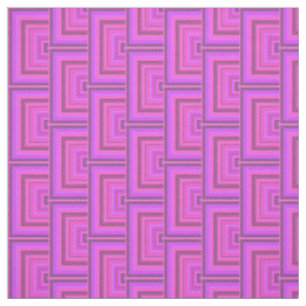Pink stripes square scales pattern fabric