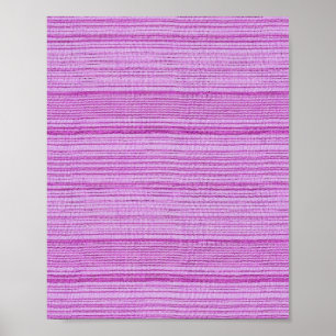 pink stripes textiled poster