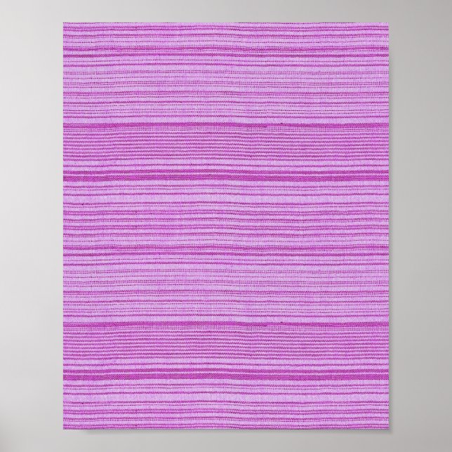 pink stripes textiled poster (Front)