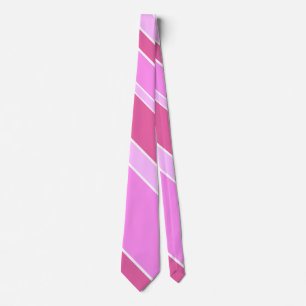 Pink stripes tie