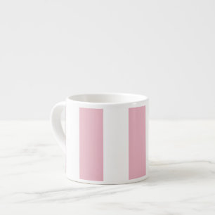 Pink Stripes, White Stripes, Striped Pattern Espresso Cup