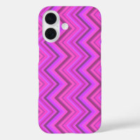 Pink stripes zigzag pattern