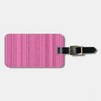 Pink Strips Luggage Tag