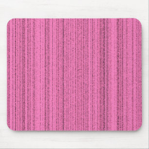 Pink Strips Mouse Pad