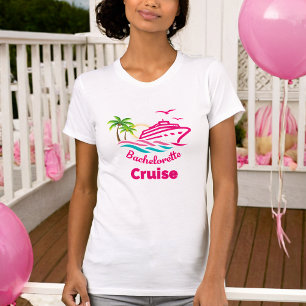 Pink  Stylish Bachelorette Party T-Shirt