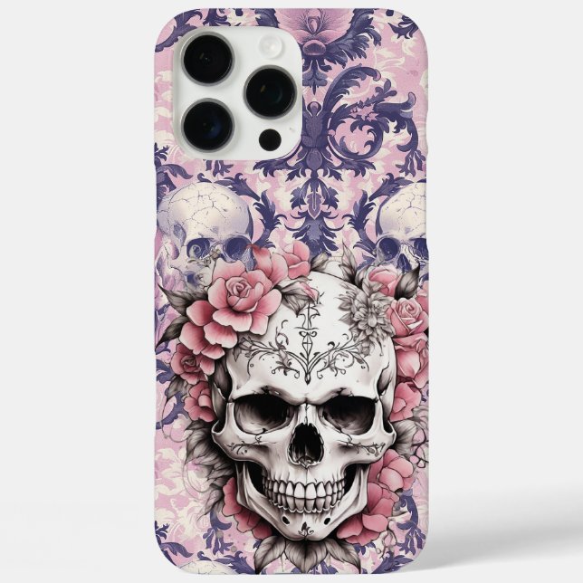 Pink Sugar Skull  Case-Mate iPhone Case (Back)