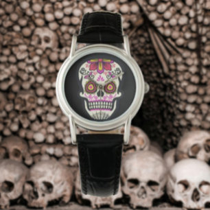 Pink Sugar Skull Watch