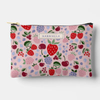 Pink Summer Fruit Berries Bridesmaid Personalised