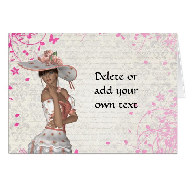 Pink summer girl (Front Horizontal)