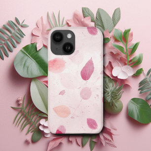 Pink Summer Mulberry Papier-Mâché Beautiful iPhone 15 Case