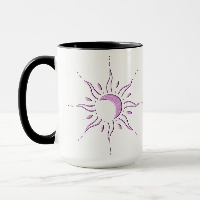 Pink Sun  Mug (Left)