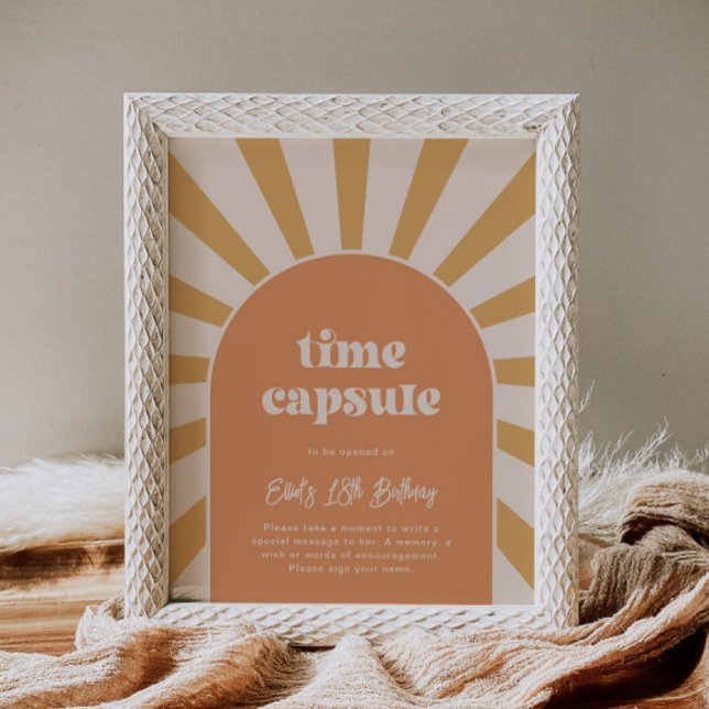 Pink Sun Time Capsule Sign (Creator Uploaded)