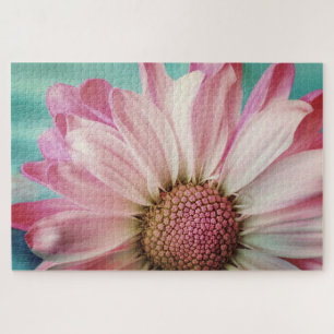Pink Sunflower Jigsaw Puzzle