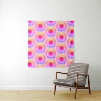 Pink Sunflower Tapestry