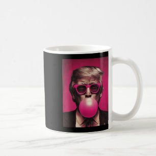 Pink Sungles Trump Bubble Gum  Coffee Mug