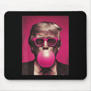 Pink Sungles Trump Bubble Gum  Mouse Pad